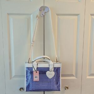 Juicy Couture Lavender and White Tote Bag